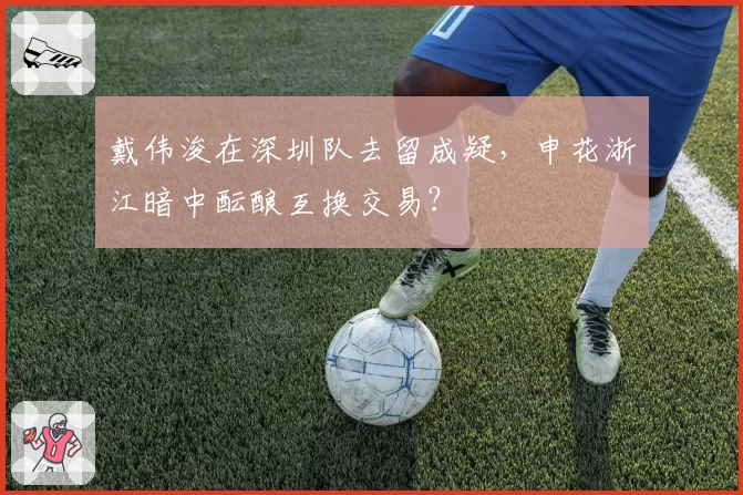 戴伟浚在深圳队去留成疑,申花浙江暗中酝酿互换交易?
